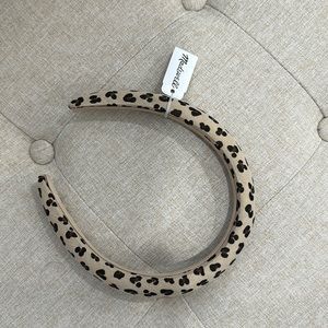 Madewell cheetah headband